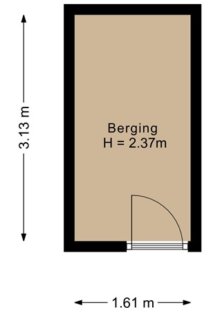 Floorplan - Koestraat 3A, 2871 DM Schoonhoven